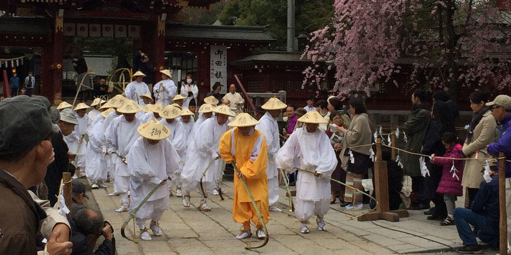 写真：御田植祭